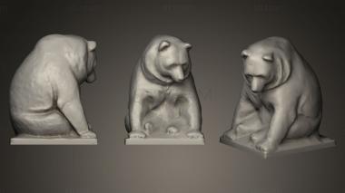 3D model Bear Statue (STL)